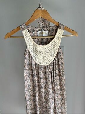SUNNER 100% Silk Sleeveless Dress with Tie